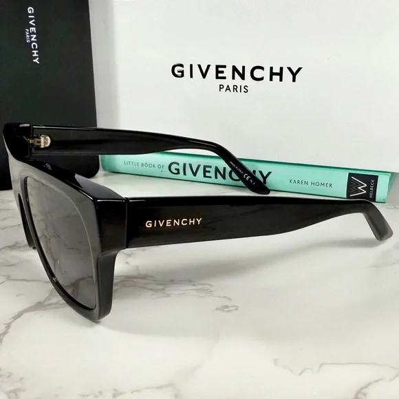 Givenchy Black Acetate Framed Sunglasses - Picture 3 of 9